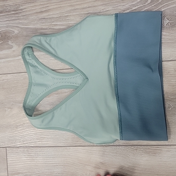 PINK Victoria's Secret Blue Ombre Racerback Sports Bra XSmall - Picture 5 of 7